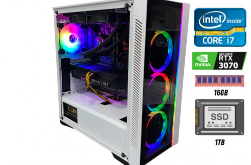 Ігровий Комп'ютер V-Comp №140 (Core I7 9700K/DDR4 16GB/SSD 1TB/RTX 3070 8GB) (V-Comp №113) (V-Comp №140)