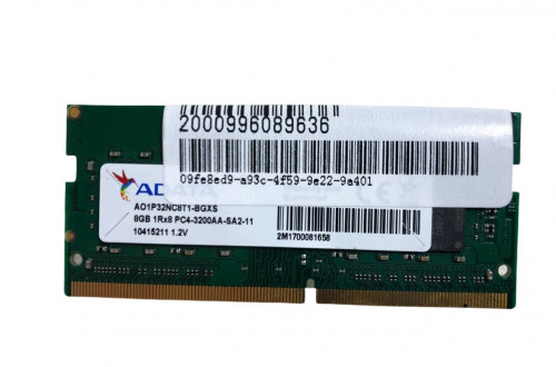 Модуль пам'яті So-Dimm Adata DDR4 8Gb 3200MHz (AO1P32NC8T1-BGXS)