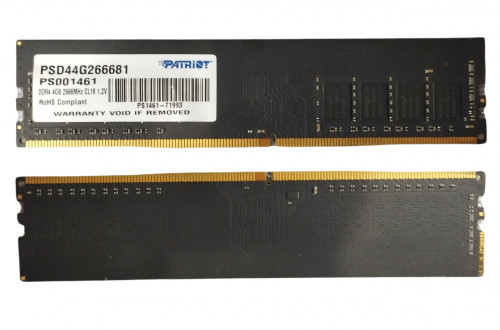 Оперативна пам'ять Patriot DDR4 2666Mhz 4Gb