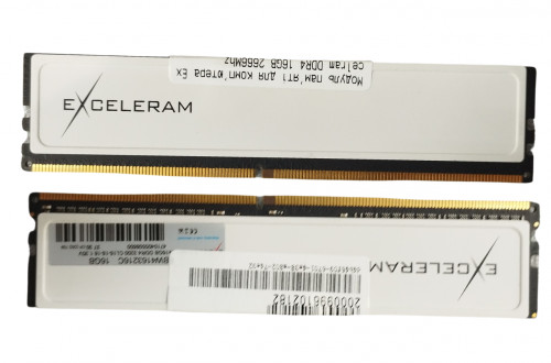 Модуль пам'яті для комп'ютера Exceleram DDR4 16GB 3200Mhz (EBW4163216C)