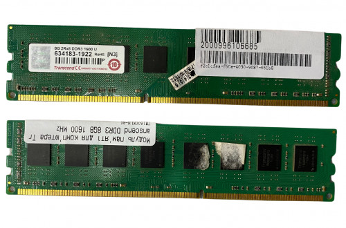 Модуль пам'яті для комп'ютера Transcend DDR3 8GB 1600 MHz (JM1600KLN-8G)